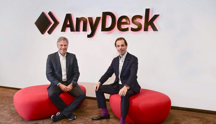 Achim Berg, Operating Partner at General Atlantic and Philipp Weiser, Founder and CEO of AnyDesk