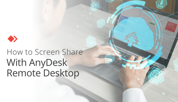 someone shares a screen with AnyDesk